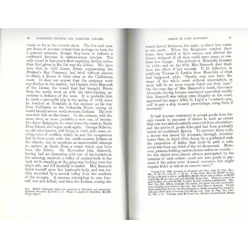 History of California, Volume IV, 1840–1845 by Hubert Howe Bancroft Volume XXI - Picture 11 of 11